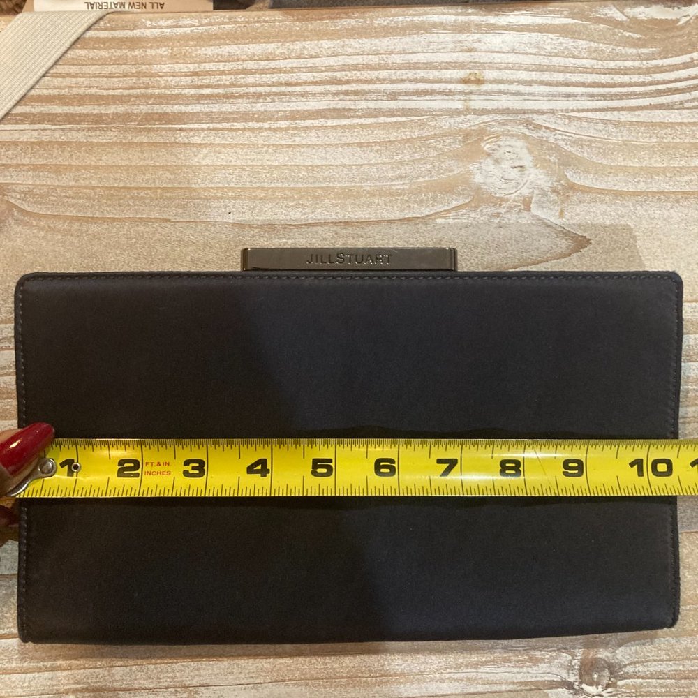 Deep Blue Satin Clutch